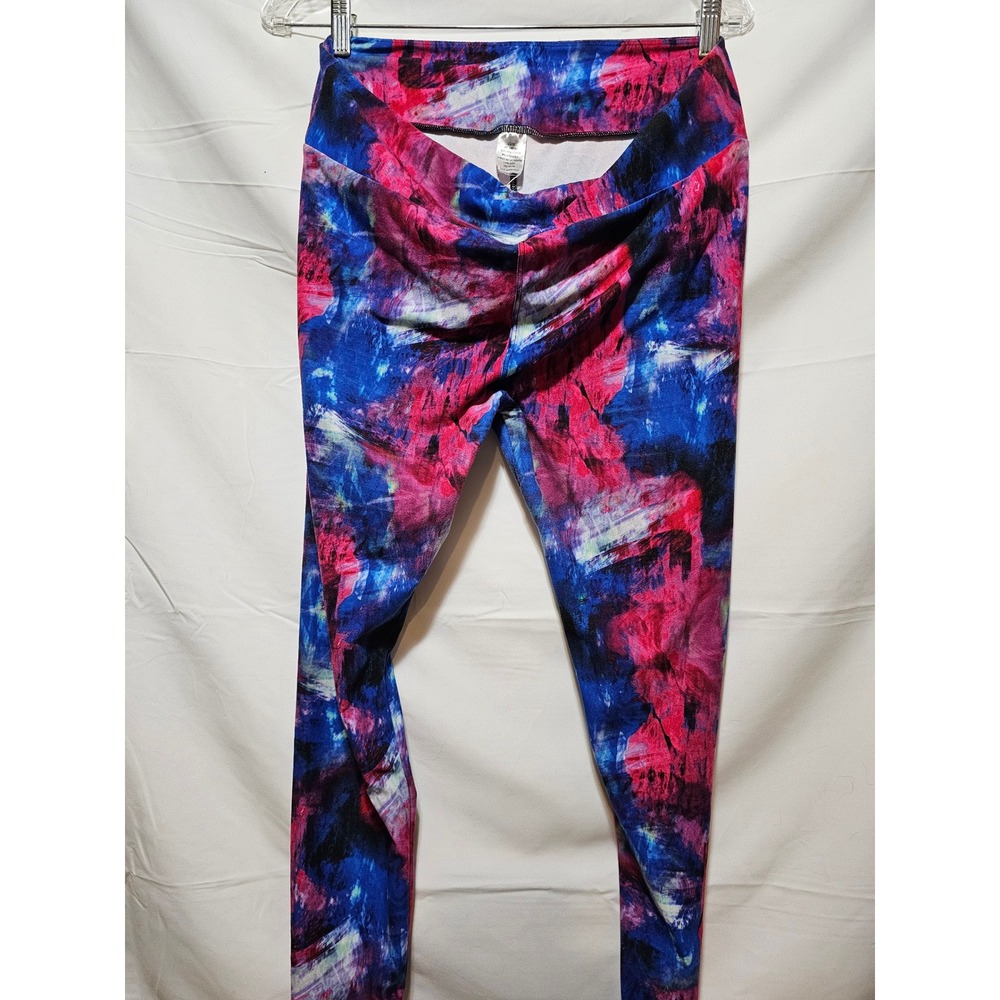 Colorful Abstract Print Leggings Womens Large/XLarge‎ Stretch Yoga Pants
